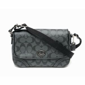 Coach F48319 Peyton Signature Flap Messenger Swingpack crossbody